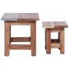 Nesting Tables 2 pcs Solid Reclaimed Wood