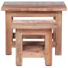 Nesting Tables 2 pcs Solid Reclaimed Wood