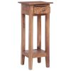 Plant Stand 30x30x75 cm Solid Reclaimed Wood