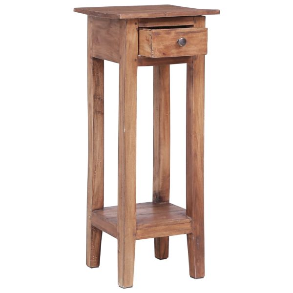 Plant Stand 30x30x75 cm Solid Reclaimed Wood