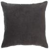 Cushions Cotton Velvet 2 pcs 45×45 cm – Anthracite