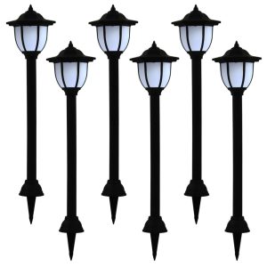 Outdoor Solar Lamps LED Black