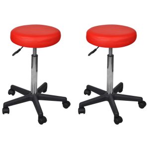 Office Stool – Red, 2