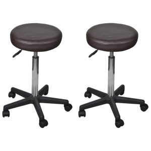 Office Stool – Brown, 2