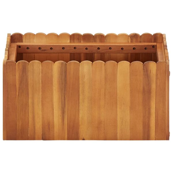 Garden Raised Bed Solid Acacia Wood – 50x30x25 cm