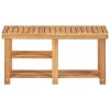 Shoe Rack 90x32x46 cm Solid Acacia Wood