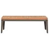 Garden Coffee Table 110x55x36 cm Solid Acacia Wood