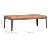 Garden Coffee Table 110x55x36 cm Solid Acacia Wood