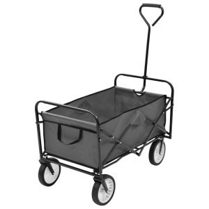 Folding Hand Trolley Steel – Grey