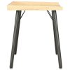 Desk 90x50x79 cm – Black and Oak