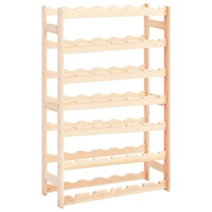 Wine Rack for Bottles Solid Wood Pine – 42