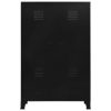 Wardrobe Industrial Black 90x40x140 cm Steel