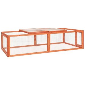 Rabbit Hutch Solid Firwood – 183x90x46.5 cm