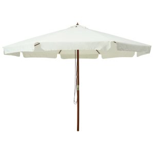 Outdoor Parasol with Wooden Pole 330 cm