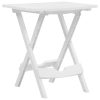 Folding Garden Table 45.5×38.5×50 cm White