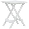 Folding Garden Table 45.5×38.5×50 cm White