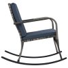 Outdoor Rocking Chair Poly Rattan – Anthracite