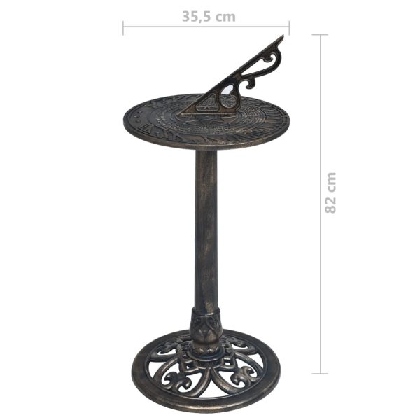 Sundial Bronze 35.5×82 cm Plastic