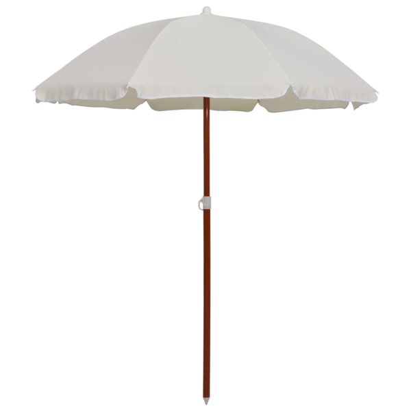 Parasol with Steel Pole – 180 cm, Sand