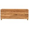 Raised Bed Recycled Teak and Steel – 100x40x38 cm