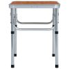 Folding Camping Table Aluminium 60×45 cm