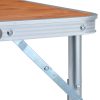 Folding Camping Table Aluminium 60×45 cm