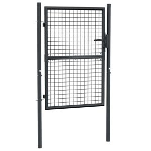 Mesh Garden Gate Galvanised Steel Grey