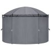 Gazebo with Curtains 520x349x255 cm – Anthracite