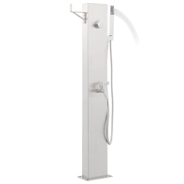 Garden Shower Faucet 110 cm Stainless Steel