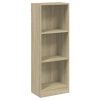 Bookshelf Engineered Wood – 40x24x108 cm, Sonoma oak