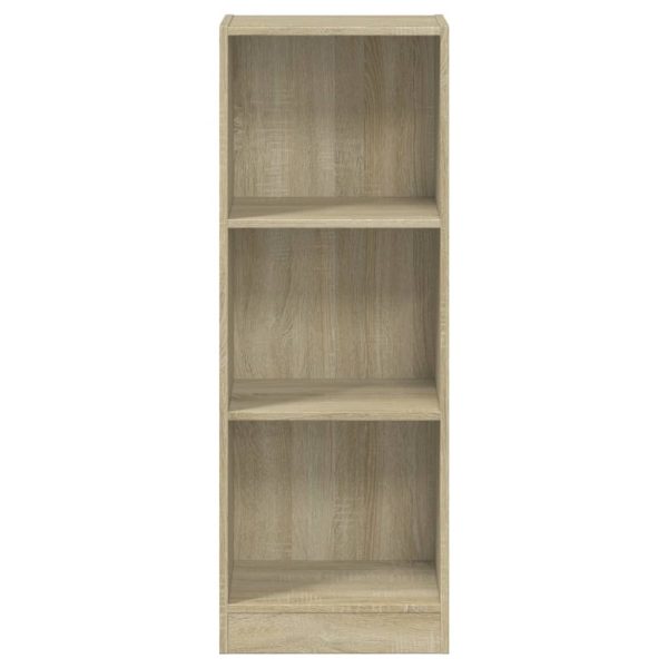 Bookshelf Engineered Wood – 40x24x108 cm, Sonoma oak