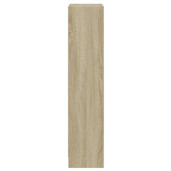 Bookshelf Engineered Wood – 40x24x108 cm, Sonoma oak