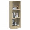 Bookshelf Engineered Wood – 40x24x108 cm, Sonoma oak