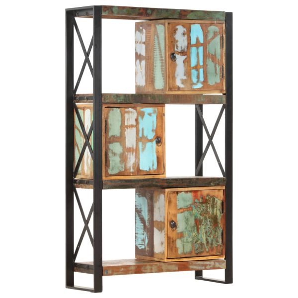 Bookshelf 90x30x150 cm Solid Reclaimed Wood