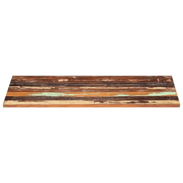 Rectangular Table Top 60×120 cm 25-27 mm Solid Reclaimed Wood