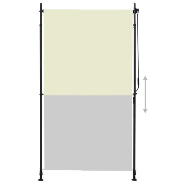 Outdoor Roller Blind – 120×270 cm, Cream