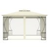 Gazebo with Nets – 300x300x265 cm, Cream