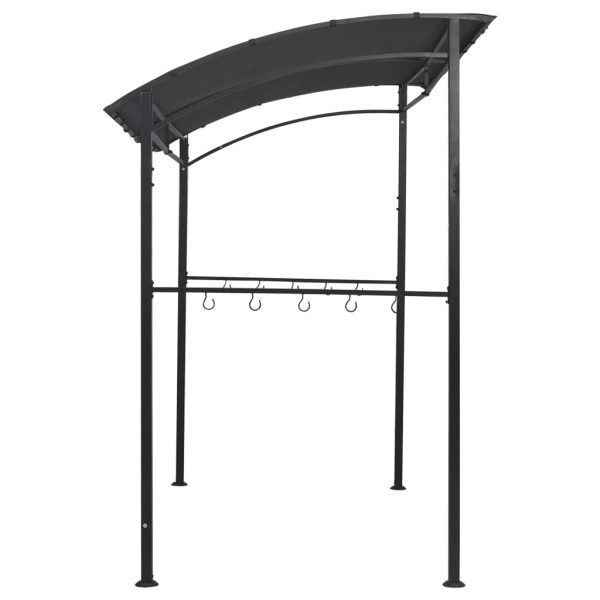 BBQ Gazebo 215x150x220 cm Anthracite Steel