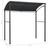 BBQ Gazebo 215x150x220 cm Anthracite Steel