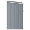 Garden Shed 87x98x159 cm Galvanised Steel – Grey