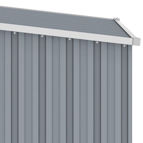 Garden Shed 87x98x159 cm Galvanised Steel – Grey