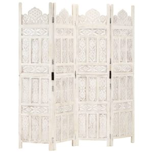 Puyallup Hand carved Room Divider 120x165 cm Solid Mango Wood