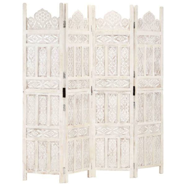 Puyallup Hand carved Room Divider 120×165 cm Solid Mango Wood