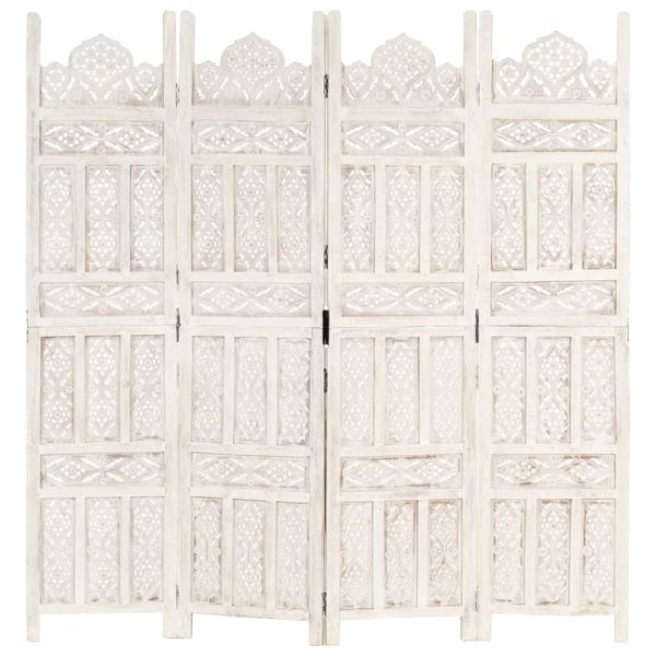 Puyallup Hand carved Room Divider 120×165 cm Solid Mango Wood