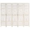 Whittier Hand carved Room Divider 200×165 cm Solid Mango Wood