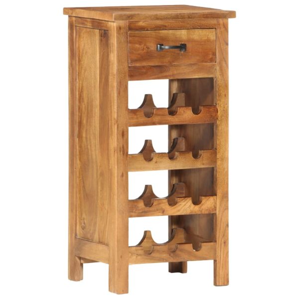 Wine Cabinet 40x30x80 cm Solid Acacia Wood