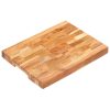 Chopping Board Solid Acacia Wood – 40x30x4 cm