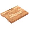 Chopping Board Solid Acacia Wood – 40x30x4 cm