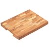 Chopping Board Solid Acacia Wood – 40x30x4 cm