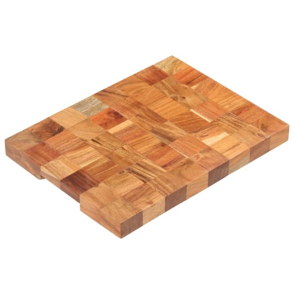 Chopping Board Solid Acacia Wood – 40x30x3.8 cm